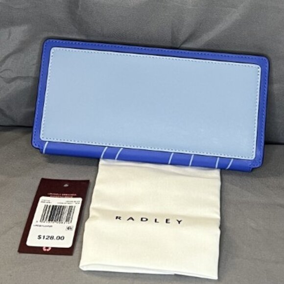 Blue Koi Fish Pond, Leather Wallet, RADLEY LONDON, NWT - Picture 2 of 6